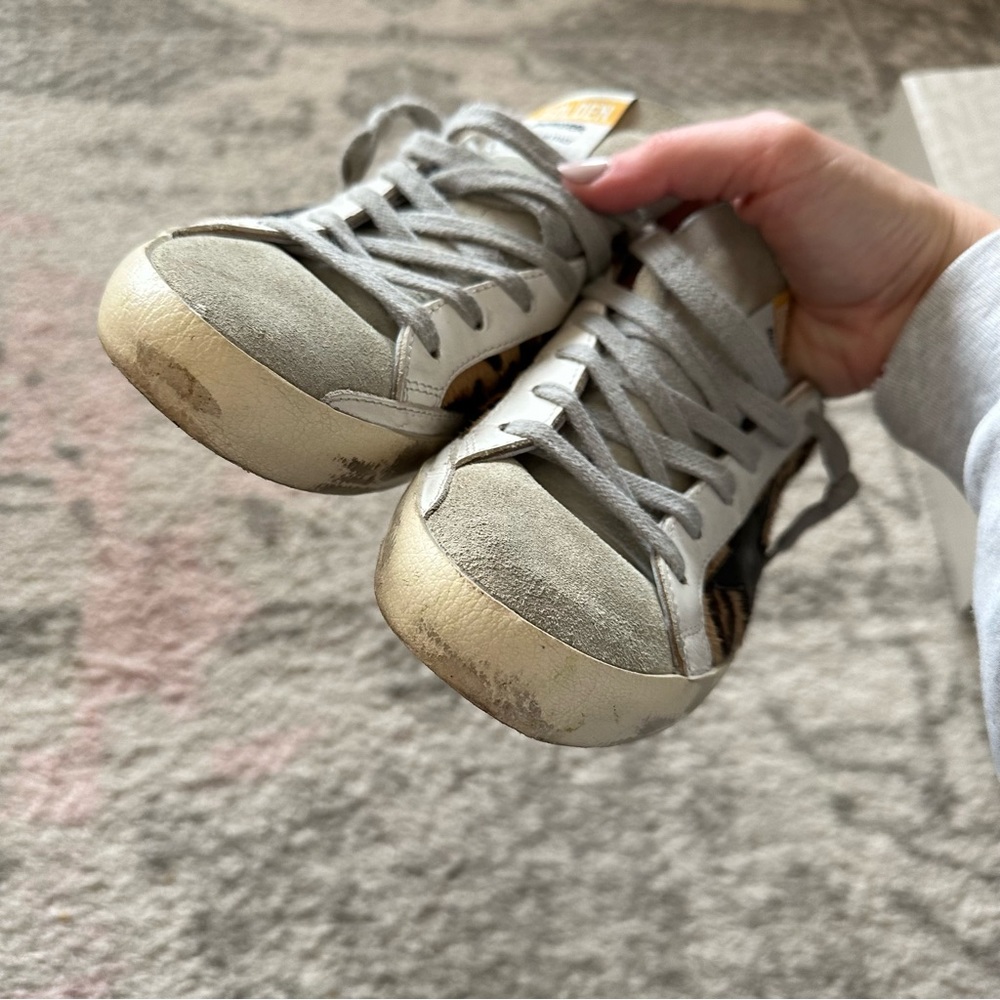 Golden Goose Superstar low-top sneaker in leopard - Picture 7 of 10